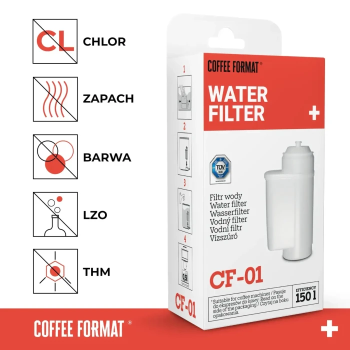 Coffee Format CF-01 Filtr do ekspresu do kawy - zamiennik Brita INTENZA Siemens