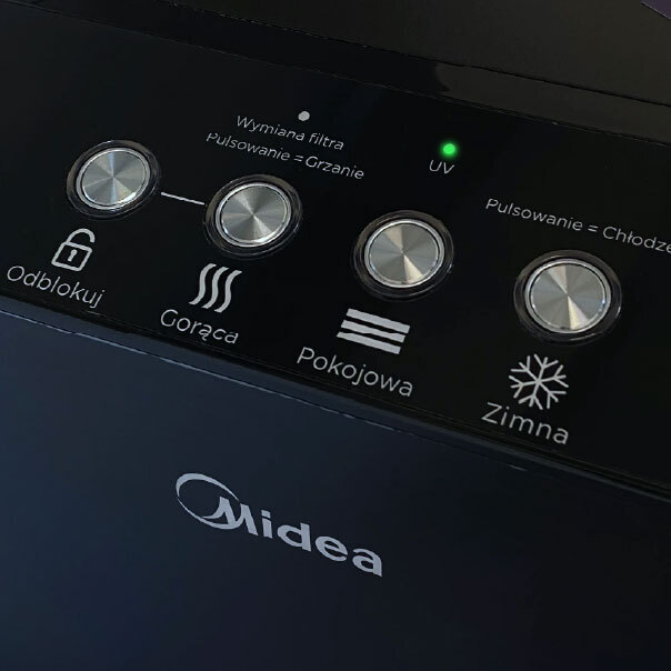 Dystrybutor Midea JS1844T Black - Nablatowy