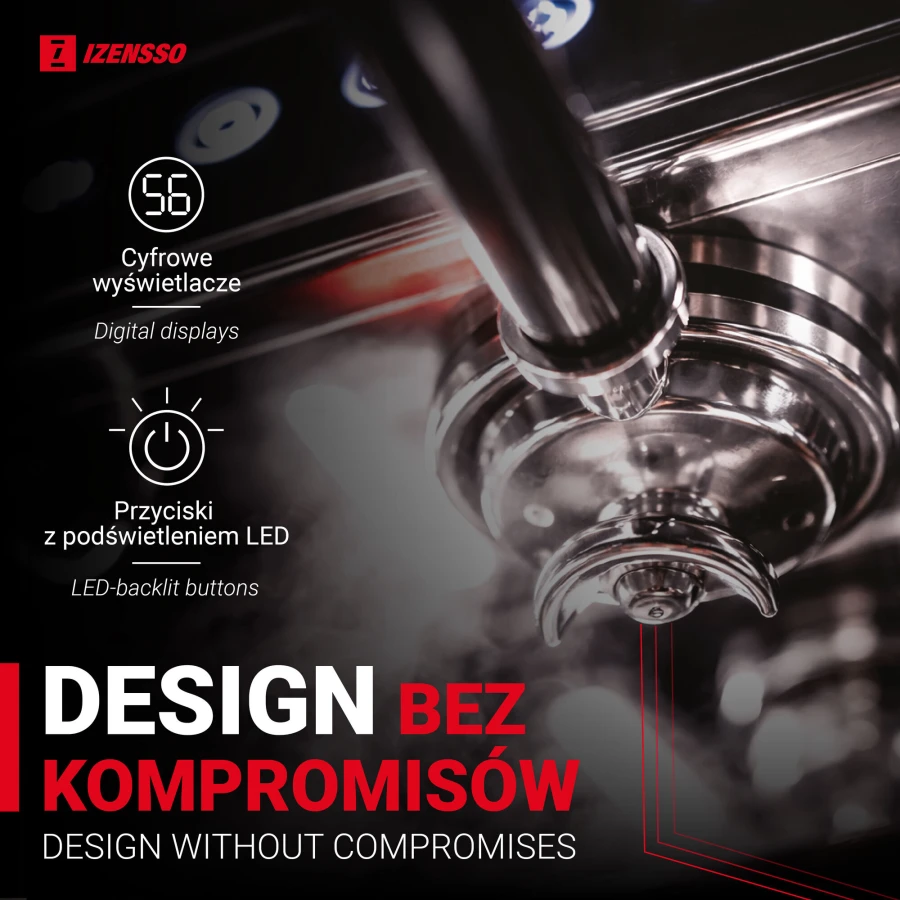 Izensso Armor - 2-GR - Black - Ekspres kolbowy