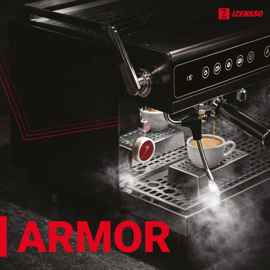 Izensso Armor - 2-GR - Black - Ekspres kolbowy