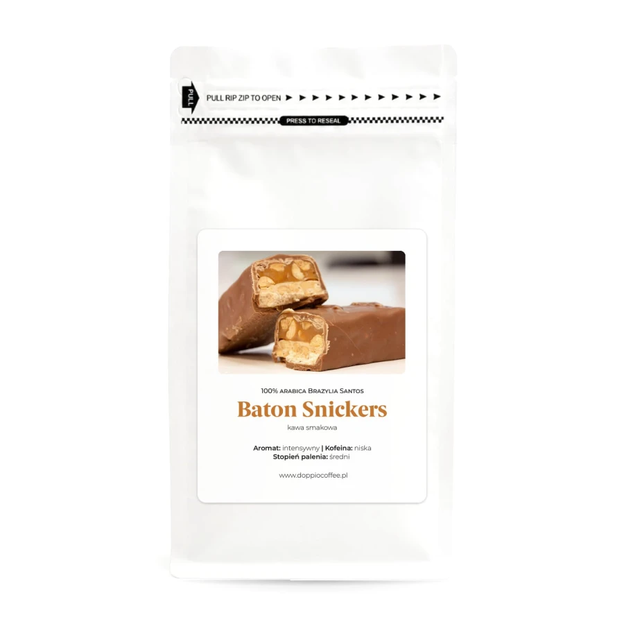 Kawa ziarnista o smaku snickersa 200g