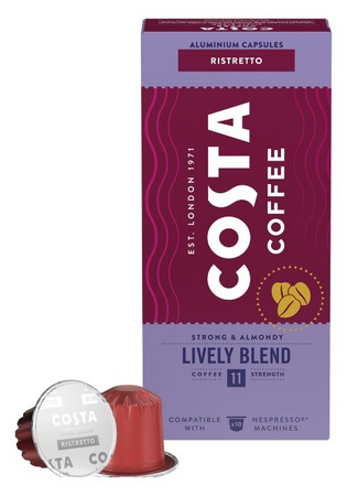 Kapsułki do Nespresso Costa Coffee The Lively Blend 10szt.