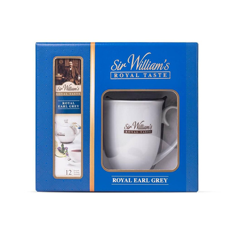 Zestaw Do Zaparzania & Herbata Sir William’s Royal Taste Royal Earl Grey 12 saszetek