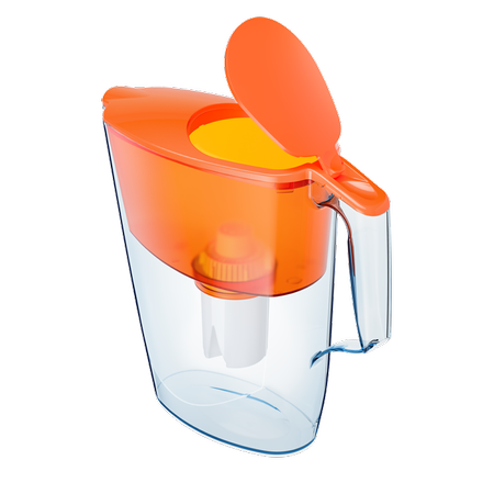 Aquaphor Dzbanek Filtrujący Standard 2,5l + Wkład B15 - pomarańczowy