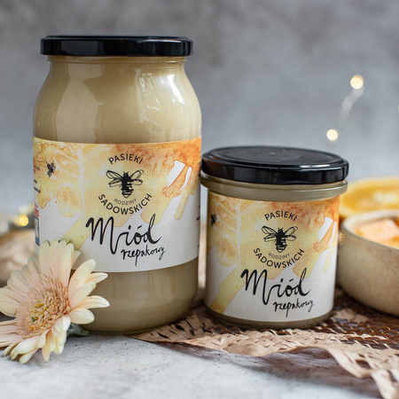 Pasieki Sadowskich - Miód Rzepakowy 450g