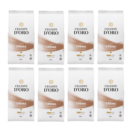 8x Celeste D'Oro Crema Kawa ziarnista 1kg