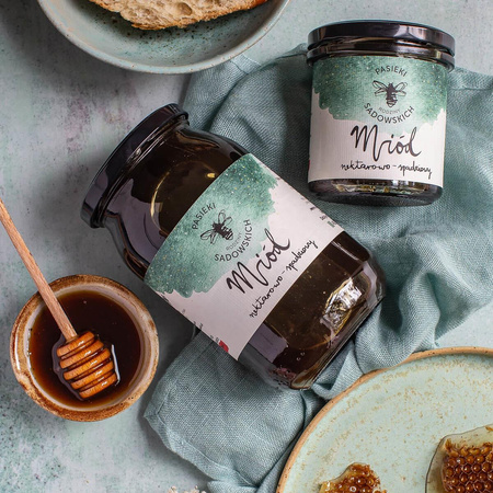 Pasieki Sadowskich - Miód Nektarowo-spadziowy 1200g