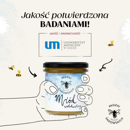 Pasieki Sadowskich - Miód Wielokwiatowy 1200g