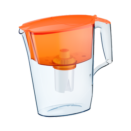 Aquaphor Dzbanek Filtrujący Standard 2,5l + Wkład B15 - pomarańczowy