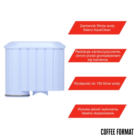 Coffee Format CF-04 Filtr do ekspresu do kawy - zamiennik Saeco AquaClean