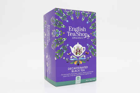 English Tea Shop - Herbata Czarna Bezkofeinowa Tea 20 saszetek