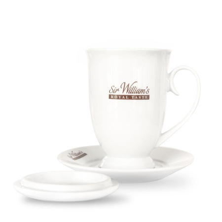Zestaw kubek Sir Williams Royal Taste z przykrywką 400ml