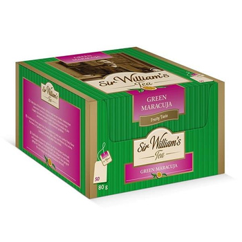 Zielona herbata Sir William’s Tea Green Maracuja 50x1,6g