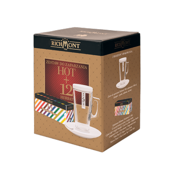 Zestaw do zaparzania HOT + 12 herbat Richmont