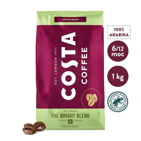 Costa Coffee Bright Blend 6 Kawa ziarnista 1kg