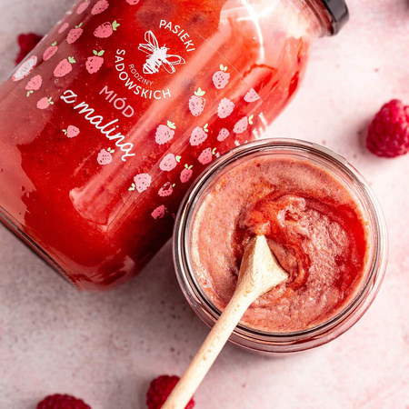 Pasieki Sadowskich - Miód z maliną 430g