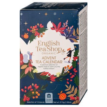 English Tea Shop - Kalendarz adwentowy niebieski 25 saszetek