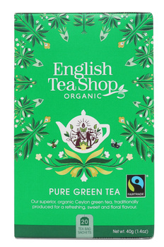 English Tea Shop - Herbata Zielona Pure Green Tea 20 saszetek