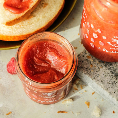 Pasieki Sadowskich - Miód z truskawką 430g