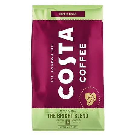 Costa Coffee Bright Blend 6 Kawa ziarnista 1kg