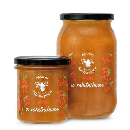 Pasieki Sadowskich - Miód z rokitnikiem 430g