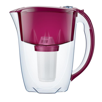 Aquaphor Dzbanek Filtrujący Prestige 2,8l z licznikiem + Wkład A5 - wiśniowy