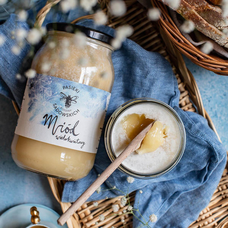 Pasieki Sadowskich - Miód Wielokwiatowy 1200g