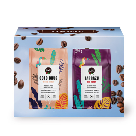 Zestaw kaw Mott Coffee - White Honey + Red Honey 2x250g