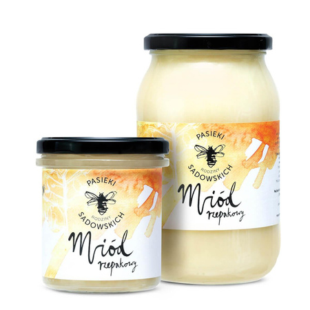 Pasieki Sadowskich - Miód Rzepakowy 450g