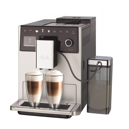 Ekspres do kawy Melitta Latte Select F63/0-201 - srebrny