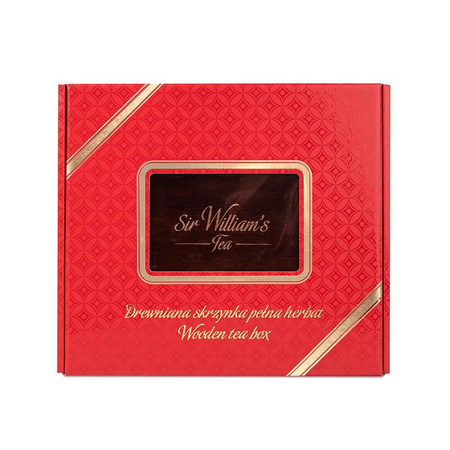 Skrzynka pełna herbat Sir Williams Tea - 180 saszetek