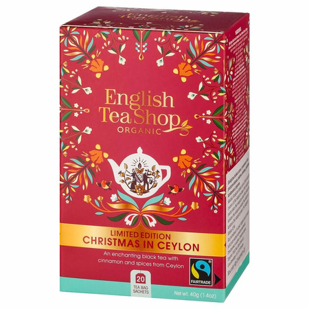 English Tea Shop - Bio Christmas in Ceylon 20 saszetek