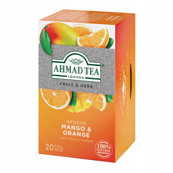 Owocowa herbata Ahmad Tea Mango & Orange 20x2g