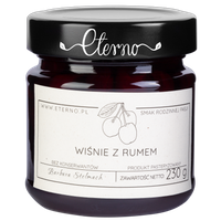 Eterno - Wiśnie z rumem 230g