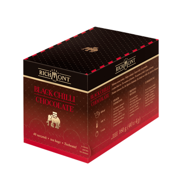 Czarna Herbata Richmont Black Chilli Chocolate 40x4g