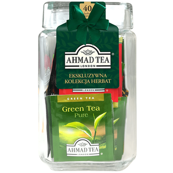 Słój z herbatami Ahmad Tea - 40x2g