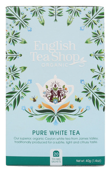 English Tea Shop - Herbata Biała Pure White Tea 20 saszetek