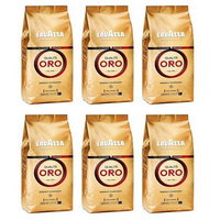 6x Lavazza Qualita Oro 1kg Kawa ziarnista
