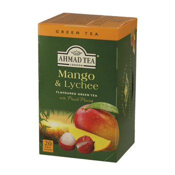 Zielona herbata Ahmad Tea Mango & Lychee 20x2g